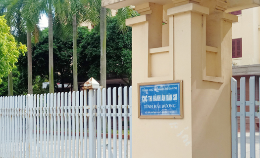 Cục THADS tỉnh Hải Dương có bao che cho chấp hành viên?